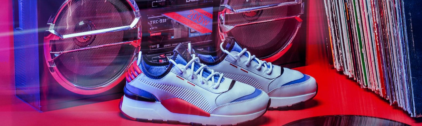 Puma rs 0 discount bleu blanc rouge